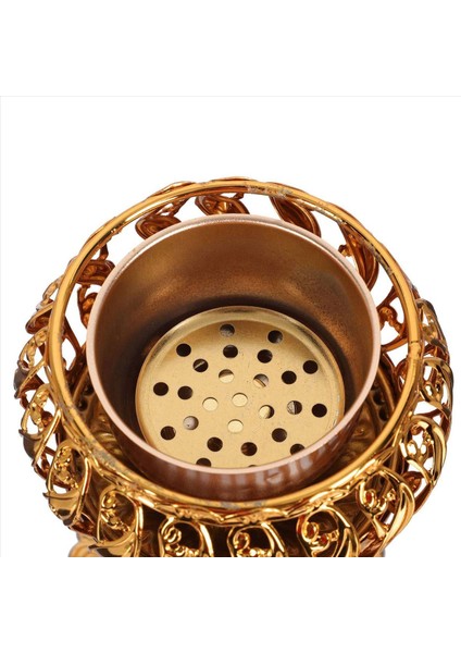 5x Tütsü Brülör Tütsü Bakhoor Odun Kömürü Tütsü Brülör Metal Arap Censer Masaüstü Dekor Tütsü Çubukları Konileri (Yurt Dışından)