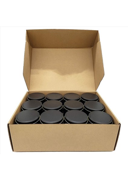 Mum Tenekeleri 96 Parça 4 Oz Metal Mum Kap Mum Sanat ve El Sanatları Kuru Depolama Siyah Yapmak Için (Yurt Dışından) fiyatları
