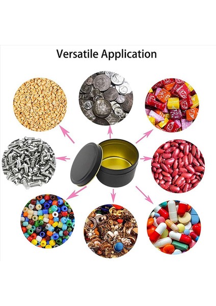 Mum Tenekeleri 96 Parça 4 Oz Metal Mum Kap Mum Sanat ve El Sanatları Kuru Depolama Siyah Yapmak Için (Yurt Dışından) fırsatları