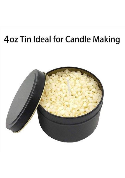 Mum Tenekeleri 96 Parça 4 Oz Metal Mum Kap Mum Sanat ve El Sanatları Kuru Depolama Siyah Yapmak Için (Yurt Dışından) indirimleri