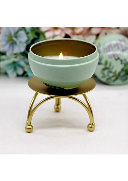 Avrupa Tarzı Şamdan Demir Mum Tutucular Retro Yuvarlak Masa Altın Ev Şenlikli Süsleme 5 Adet (Yurt Dışından) modelleri