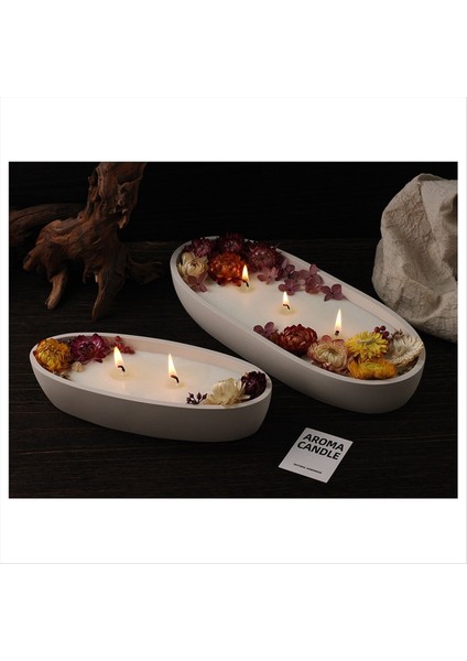 2pcs Mum Kavanoz Silikon Kalıp Oval Çimento Alçı Pok Kalıp Beton Balmumu Mum Tepsi Kalıp (Yurt Dışından) modelleri