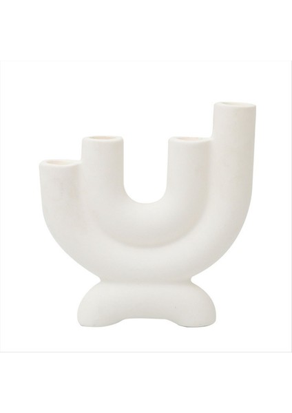 Şamdan Tutucu Seramik Süs Fotoğrafları Ev Dekorasyon Şam Tutucu Nordic Ev Dekor Seramik Şamdan A (Yurt Dışından)