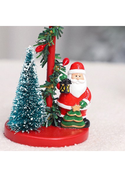 Noel Candlestick Tutucu Centerpiece Çay Işık Mum Standı Oturma Odası Yatak Odası Dekorasyonu A (Yurt Dışından) modelleri