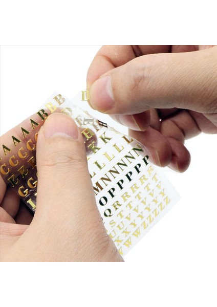 18 Yaprak Küçük 0 18 Inç Alfabe Sayısı Çıkartmalar Parıltı Alaşım Kendi Yapışkan Harfler Çıkartmalar Altın/gümüş (4 5mm) (Yurt Dışından) fırsatları