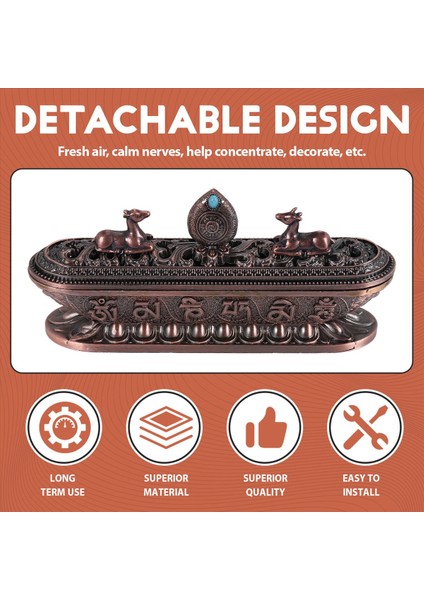 Tibet Tütsü Brülör Antika El Yapımı Tütsü Tutucu Zen Teehouse Ev Ofis Dekorasyon El Sanatları Süsler 3 (Yurt Dışından) indirimleri