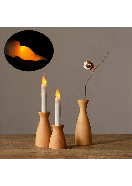 Uzaktan Kumandalı Cadılar Bayramı Mumları Doğum Günü Aile Dekorasyonu Sarı Flaş Için LED Alevsiz Mumlar (Yurt Dışından) fırsatları