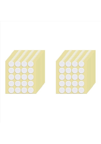 Dıy Mum Malzemesi 480 Parça Mum Fitiller Için Çift Taraflı Bant Mum Fitil Sabit Sticker Çapı 20MM Kalınlığında 1mm (Yurt Dışından)