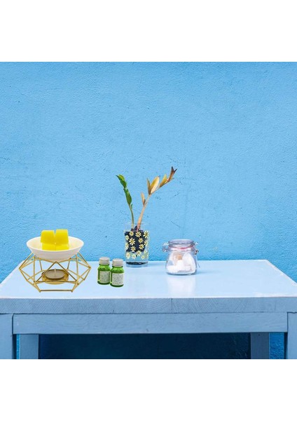 Seramik Koku Lambası Esansiyel Yağ Brülörü Uçucu Yağlar Için Metal Brülör Yuvarlak Seramik Kase ile Melt Brülör (Yurt Dışından) modelleri