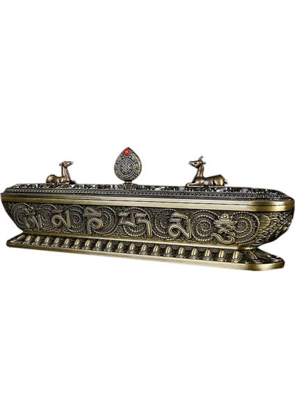 Tibet Tütsü Brülör Antika El Yapımı Tütsü Tutucu Zen Teehouse Ev Ofis Dekorasyon El Sanatları Süsler A (Yurt Dışından)