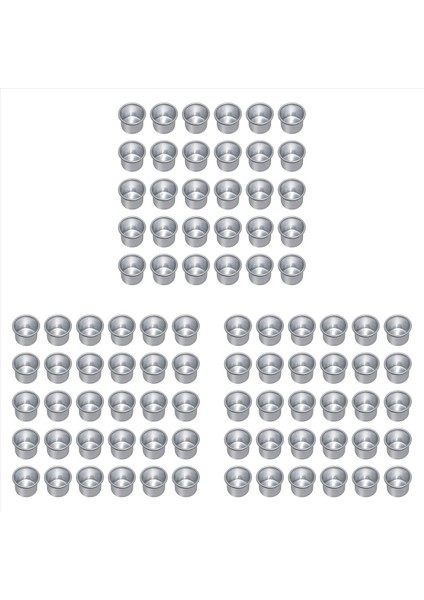 Konik Mumlar Için Mum Tutucular Mum Tutucu Çay Lambaları Mum Ekleme Masa Mumları Mum Tutucu 90PCS Gümüş (Yurt Dışından)