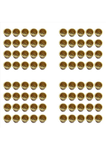 80 Pcs Metal Mum Ekle Mumlar Için Mumlar Dekoratif Mum Tutucu Dıy Mum Tutucu Ağaç Mumları Tablo (Yurt Dışından)