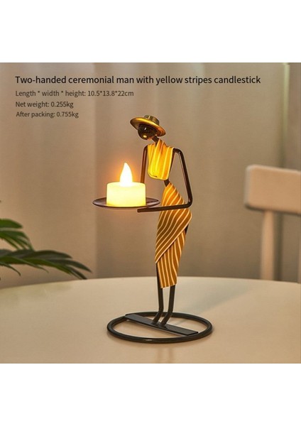 Vintage Demir Şamdan Dekorasyonu Iskandinav Lüks Lüks Mum Temleni Yemeği Romantik Küçük Dekorasyon B (Yurt Dışından) fiyatları