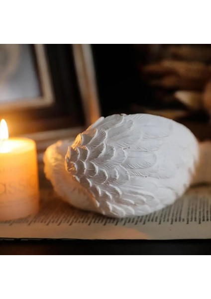 Angel Wing Candle Tutucu Nordics Style Candlestick Süsler Düğün Dekorasyonu Romantik Oturma Odası (Mum Yok) (Yurt Dışından) indirimleri