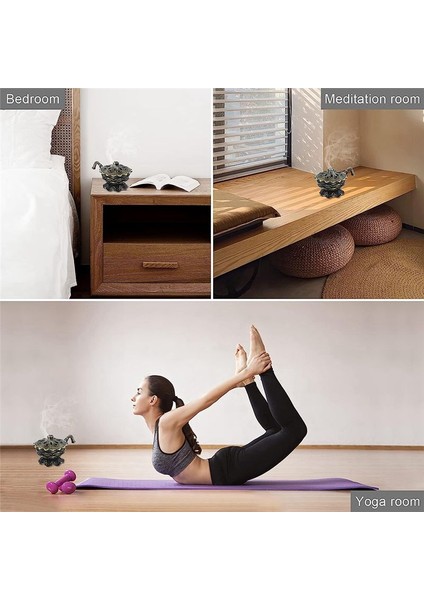 Frankincense Reçine Brülör Saplı Olumsuzluk Brülörü Lotus Şeklindeki Tutucu Ev Dekorasyonu Için Uygun (Yurt Dışından) fiyatları