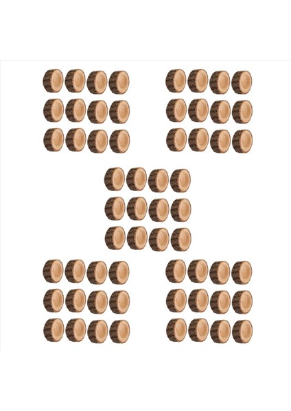 60PCS Ahşap Mum Tutucu Masa Için Düğün Partisi Için Votive Tealight Sahibi Cadılar Bayramı Noel Partisi Ev Dekor (Yurt Dışından)