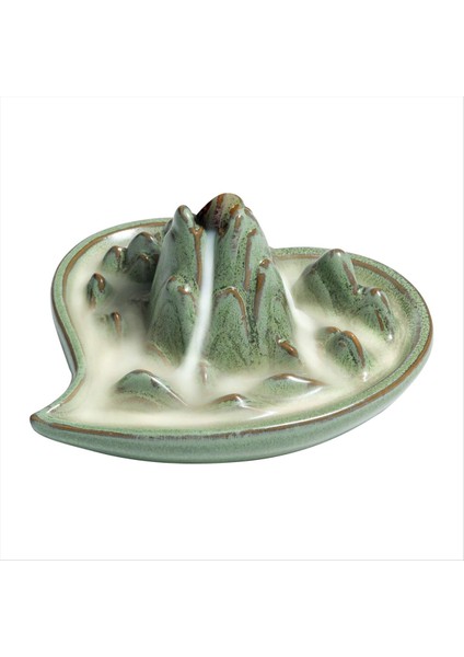 Şelale Backflow Tütsü Brülör Seramik El Yapımı Küçük Senser Tütsü Koni Tutucu Çeşmesi Aromaterapi Süslemesi (Yurt Dışından)