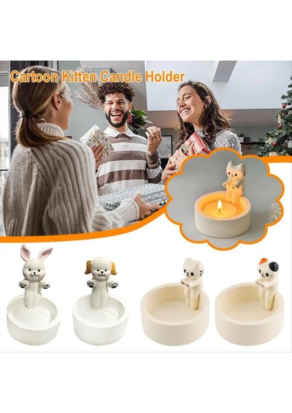 2pcs Karikatür Mum Tutucu Mum Tulumları Için Mum Tutucular Masa Şirin Mum C Için Mum Tutucu C (Yurt Dışından) modelleri