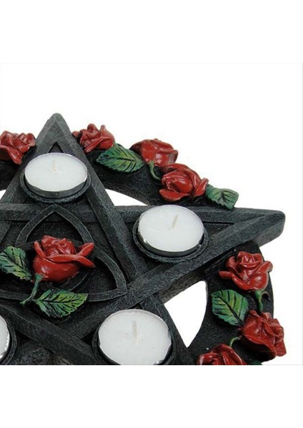 Ivy Plaka Retro Şamdan Süsleri Beş Noktalı Yıldız Şamdanları Tarot Süsleri Reçine El Sanatları (Yurt Dışından) indirimleri