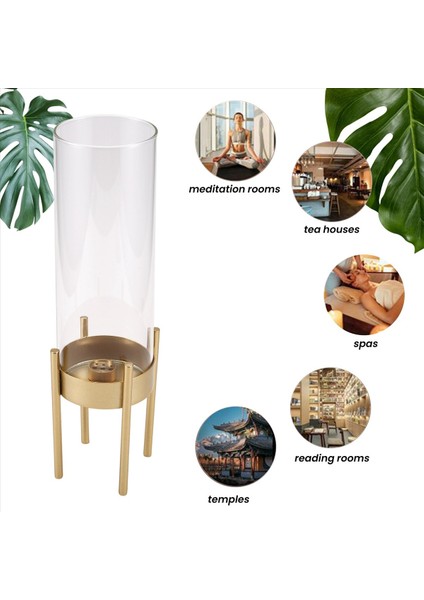 Çubuklar Için Tütsü Tutucu Çıkarılabilir Cam Kül Yakalayıcı ile Tütsü Brülör 9 Tütsü Delikli Tütsü Çubuğu Tutucu (Yurt Dışından) fiyatları