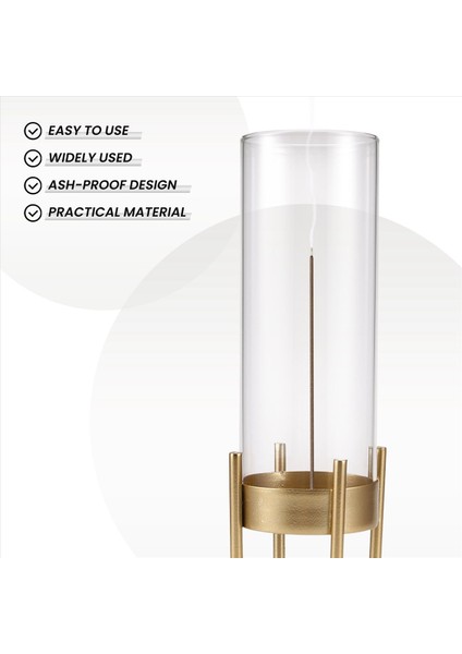 Çubuklar Için Tütsü Tutucu Çıkarılabilir Cam Kül Yakalayıcı ile Tütsü Brülör 9 Tütsü Delikli Tütsü Çubuğu Tutucu (Yurt Dışından) fırsatları