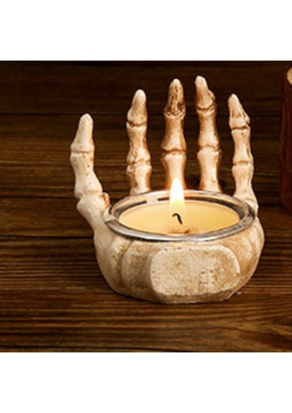 Cadılar Bayramı Kafatası Reçine Süsleri Kafatası Parmakları Masaüstü Giriş Süslemeleri Dekoratif Hediye Süsleri (Yurt Dışından) fırsatları