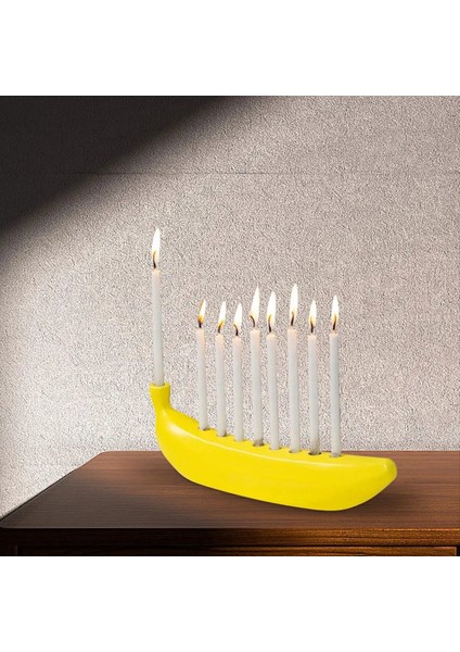 Muz Şeklindeki Şamdan Masa Üstü Şamdan Süsü Muz Şamdan Hanuka Şamdan Tatil Dekorasyonu (Yurt Dışından) indirimleri