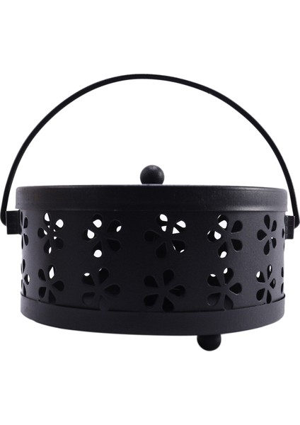 2x Nordic Retro Metal Içi Boş Çiçek Sivrisinek Tutucu Bahçe Brülör Sivrisinek Kovucu Kutu (Siyah) (Yurt Dışından) fiyatları