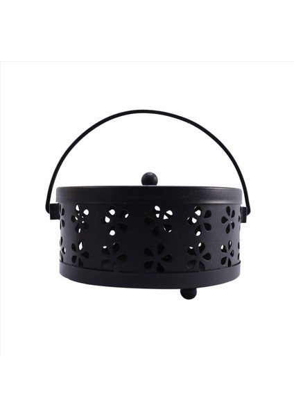 3x Nordic Retro Metal Içi Boş Çiçek Sivrisinek Tutucu Bahçe Brülör Sivrisinek Kovucu Kutu (Siyah) (Yurt Dışından) fiyatları