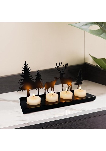 Çay Işığı Için Mum Tutucu Çelenk Siyahı Mum Tutucu Metal Modern Mandrel Olmadan Mum Tutucu Mum Tepsisi Kare (Yurt Dışından) modelleri