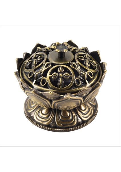 Buda Tütsü Brülör Lotus Çiçek Tütsü Tutucu Budist Ev Ofis Dekorasyonu Için El Yapımı Sansür (Yurt Dışından)