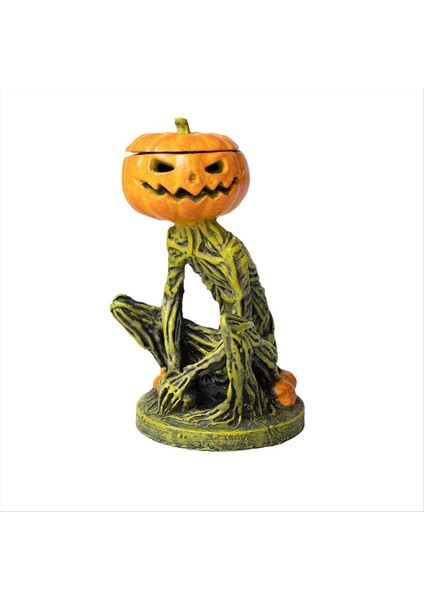 Kabak Şamdan Tutucu Korkunç Balkabağı Fener Şamdan Süsleri Çok Yönlü Tealight Mum Tutucular Ev Dekor (Yurt Dışından)