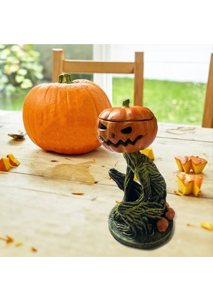 Kabak Şamdan Tutucu Korkunç Balkabağı Fener Şamdan Süsleri Çok Yönlü Tealight Mum Tutucular Ev Dekor (Yurt Dışından) modelleri