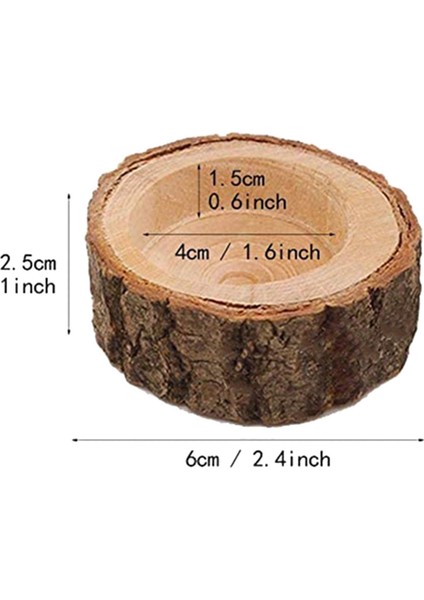 72PCS Ahşap Mum Tutucu Masa Için Düğün Partisi Için Votive Tealight Tutucu Doğum Günü Noel Partisi Ev Dekor (Yurt Dışından) indirimleri