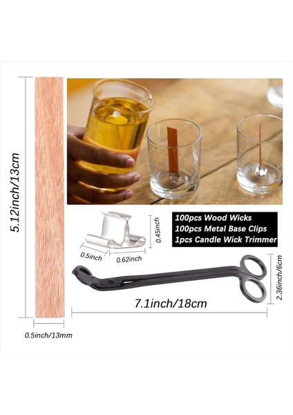 Ahşap Mum Fitiller Ahşap Mum Fitiller 5 1 x 0 5 Inç Dumansız Doğal Ahşap Fitiller Mum ile Mumlar Için Fitil Düzeltici (Yurt Dışından) modelleri
