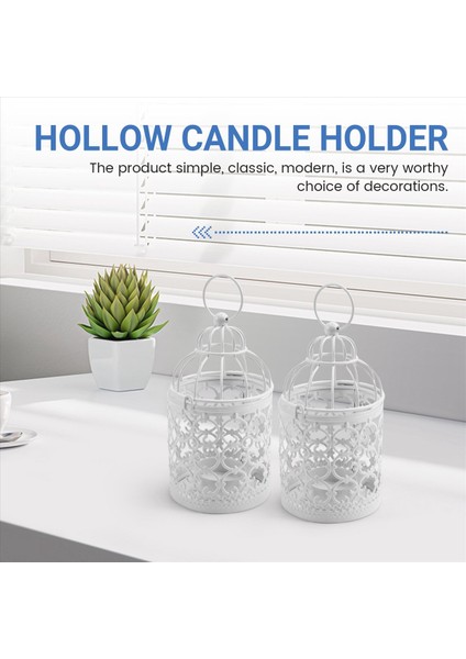 6 Adet Mum Çayı Işık Tutucular Metal Asılı Içi Boş Kuş Kafesi Fener Vintage Dekoratif Merkez Parçaları Düğün Partisi (Yurt Dışından) fırsatları