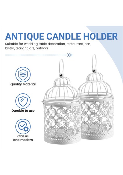 6 Adet Mum Çayı Işık Tutucular Metal Asılı Içi Boş Kuş Kafesi Fener Vintage Dekoratif Merkez Parçaları Düğün Partisi (Yurt Dışından) indirimleri
