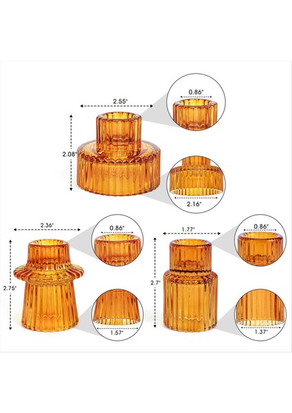 Masa Centerpieces Düğün Dekoru ve Parti A Için Konik Cam Şam Tutucuları Mum Sahipleri (Yurt Dışından) indirimleri