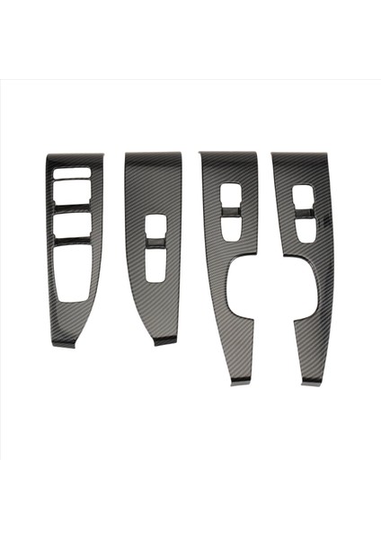 Kia Sorento Mq4 2021-2025 Karbon Fiber Pencere Kaldırma Düğmesi Kapak Kapısı Koltuk Trim Panel Çerçevesi Iç Pullar Lhd (Yurt Dışından)