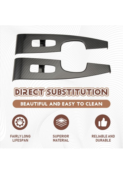 Kia Sorento Mq4 2021-2025 Karbon Fiber Pencere Kaldırma Düğmesi Kapak Kapısı Koltuk Trim Panel Çerçevesi Iç Pullar Lhd (Yurt Dışından) fırsatları