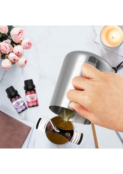 304 Paslanmaz Çelik Balmumu Eritme Potu Mum Teneke Kutular Kavanoz Diy Mumlar Yapım Aracı Mum Yapım Malzemeleri (Yurt Dışından) fırsatları