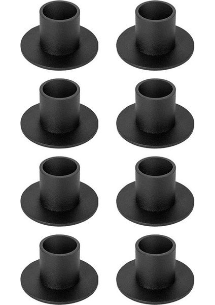 8 Adet Siyah Mum Tutucular Retro Şamdan Tutucu Çiftlik Evi Ev Sahibi Ev Taşınmasız Hediye (Yurt Dışından)