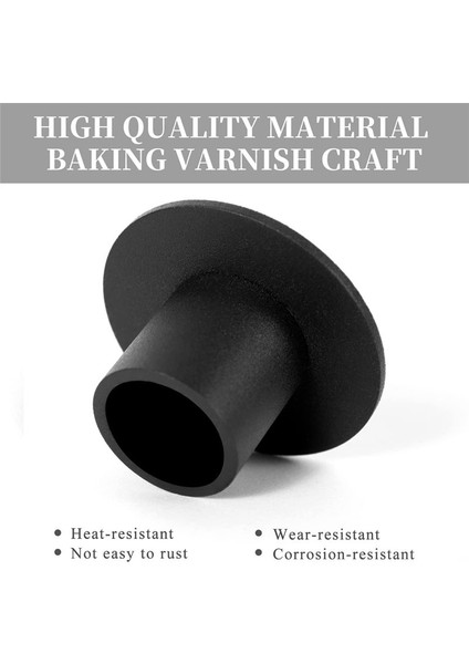 8 Adet Siyah Mum Tutucular Retro Şamdan Tutucu Çiftlik Evi Ev Sahibi Ev Taşınmasız Hediye (Yurt Dışından) modelleri