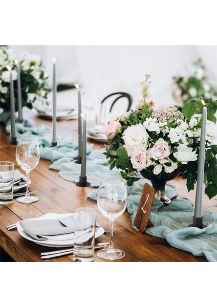 8 Adet Siyah Mum Tutucular Retro Şamdan Tutucu Çiftlik Evi Ev Sahibi Ev Taşınmasız Hediye (Yurt Dışından) indirimleri