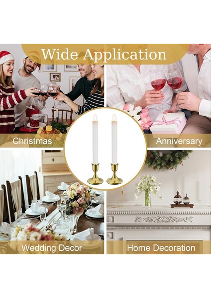 6pcs Pirinç Altın Konik Mum Tutucular Akşam Yemeği Odası Masası Merkezi Veya Mantel Için Vintage Metal Şamdan Tutucular (Yurt Dışından) indirimleri