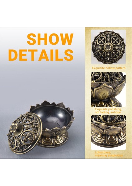 Buda Tütsü Brülör Lotus Çiçek Tütsü Tutucu Budist Ev Ofis Dekorasyonu Için El Yapımı Sansür (Yurt Dışından) fırsatları