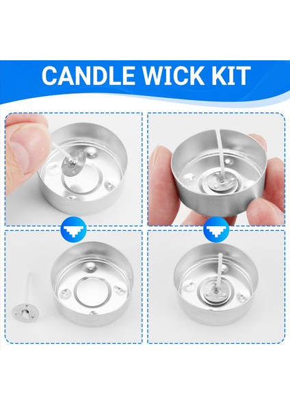 150PCS Alüminyum Çay Lambaları Bardak Metal Çay Işık Tenekeleri 150 Adet Mum Fitiller Mum Sevenler Için Boş Mum (Yurt Dışından) indirimleri