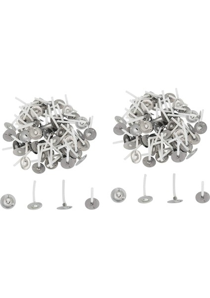 1000 Pcs Mum Fitiller 1 Inç Düşük Duman Mum Fitil Metal Sekmeleri ile Çay Hafif Fitiller Mum Yapımı Için (Yurt Dışından)