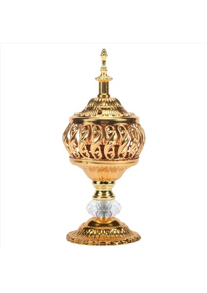 Tütsü Brülör Tütsü Bakhoor Kömürü Tütsü Brülör Metal Arap Censer Masaüstü Dekoru Tütsü Çubukları Konileri (Yurt Dışından)