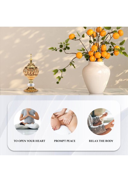 Tütsü Brülör Tütsü Bakhoor Kömürü Tütsü Brülör Metal Arap Censer Masaüstü Dekoru Tütsü Çubukları Konileri (Yurt Dışından) fiyatları